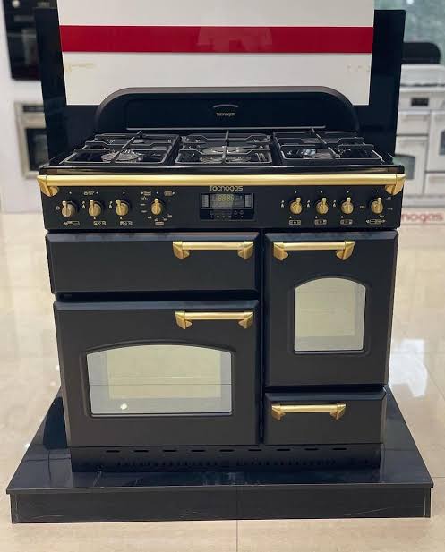 اجاق گاز تاکنوگاز مدل FALCON 5B-BS ۵ شعله رویه استیل مشکی