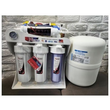 تصفیه آب NEOVO فول تایوان با مخزن ۵ گالن و پمپ پرقدرت