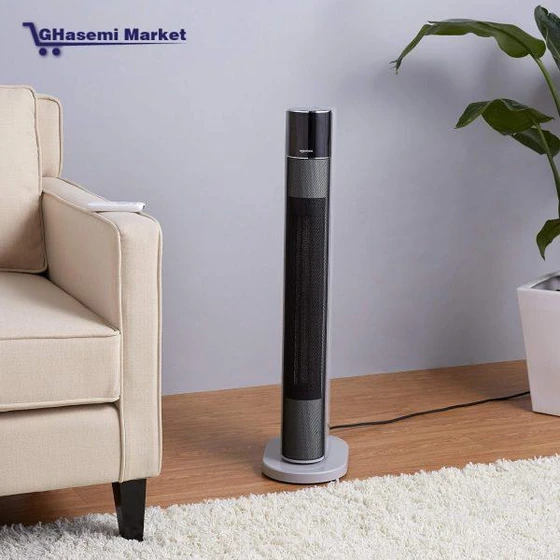 بخاری برقی سرامیکی ایستاده Amazon Basics مدل Tower Heater توان 2200W0